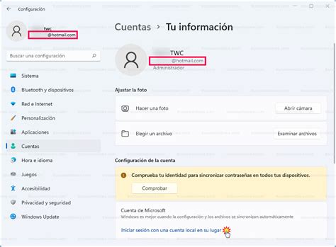 Iniciar sesión en su cuenta .